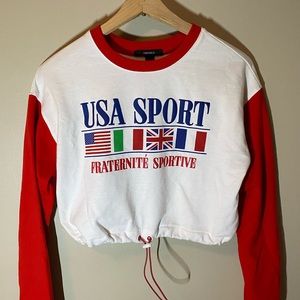 Long sleeve crop top from forever21